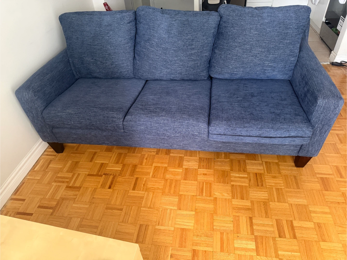 Blue couch and  FREE Armchair - photo 2
