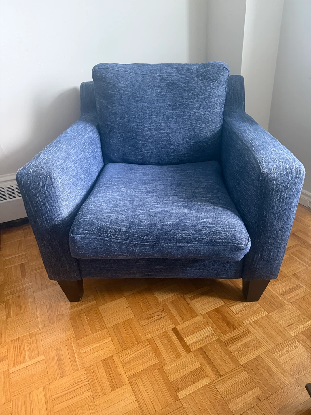 Blue couch and  FREE Armchair - photo 4