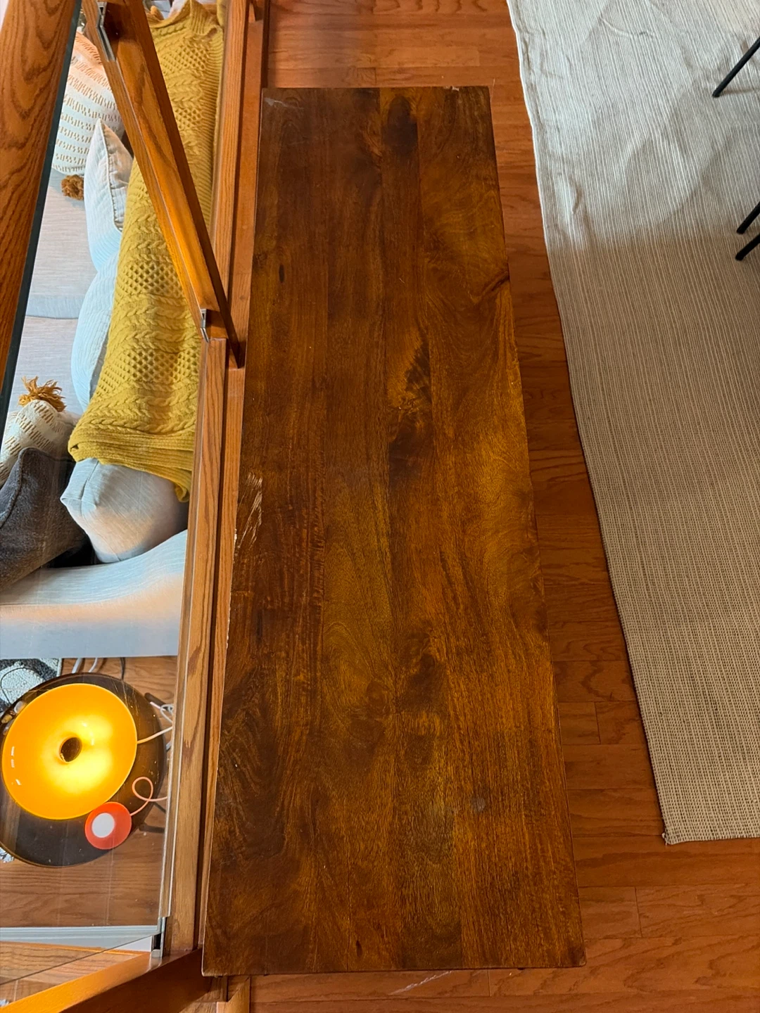 Rustic Industrial Style Coffee Table with Storage - photo 3