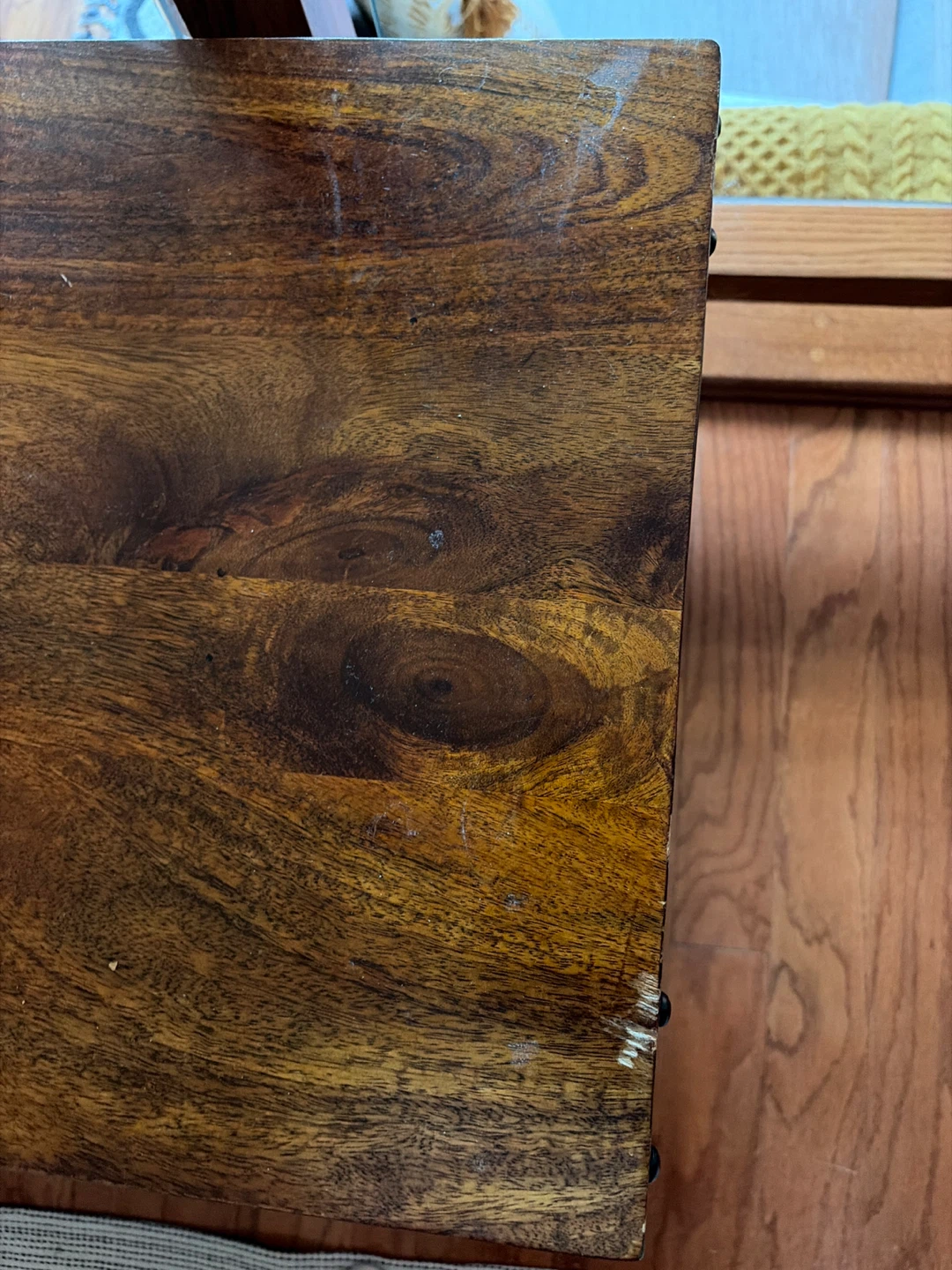Rustic Industrial Style Coffee Table with Storage - photo 5