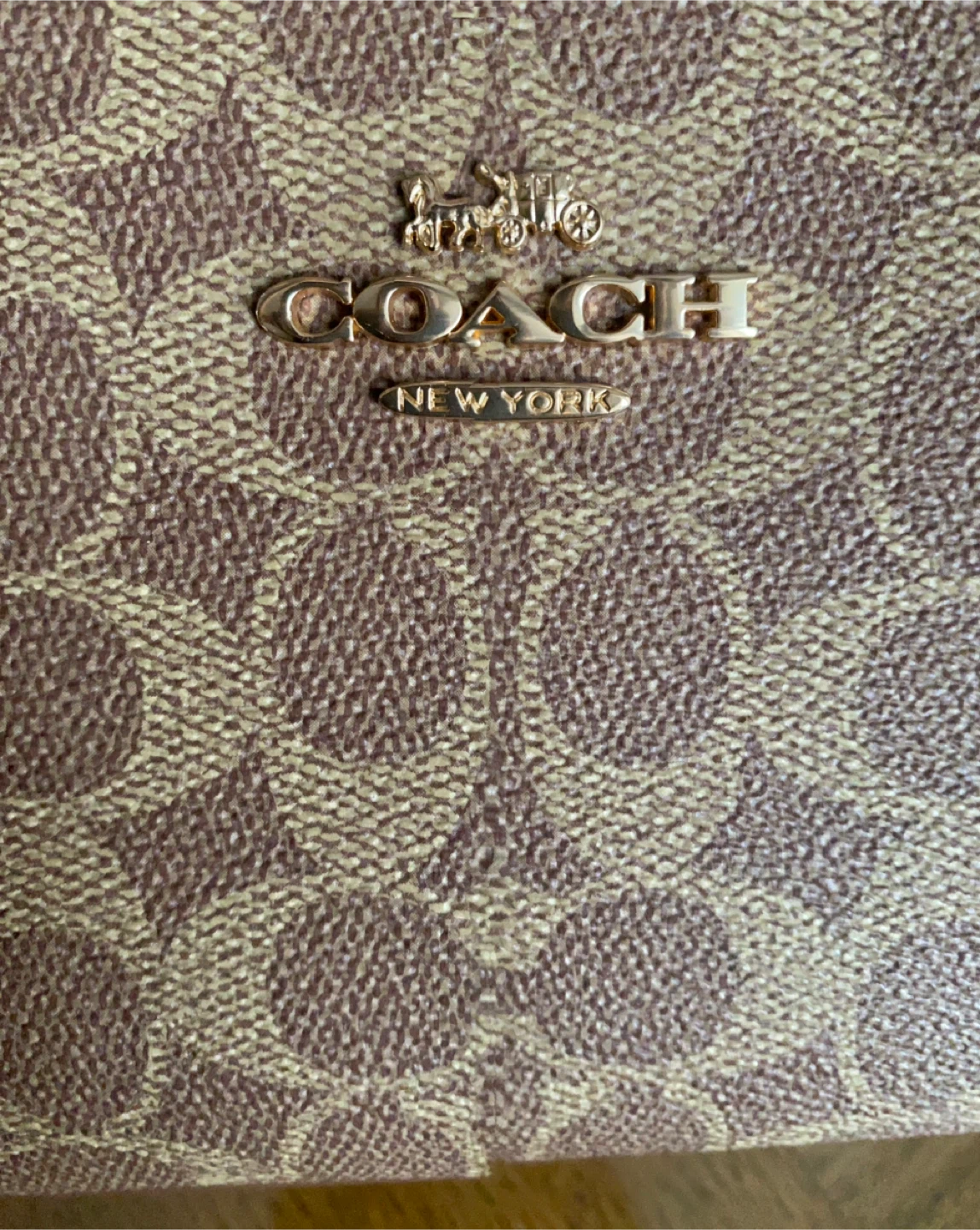 Coach Signature Monogram Small Shoulder Bag - photo 4