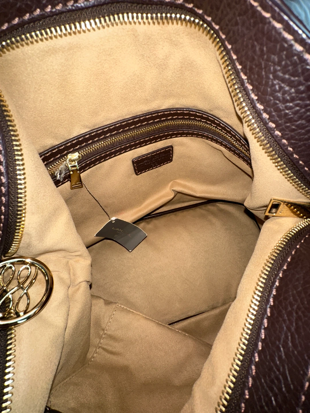Lancel Brown Leather Hobo Bag - photo 2