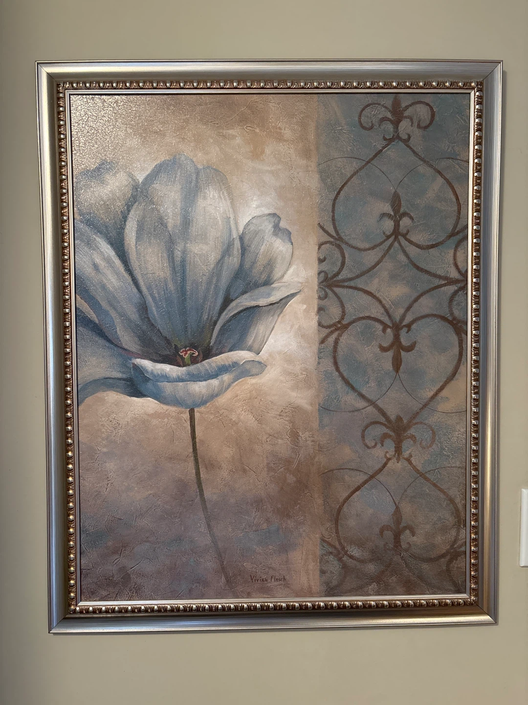 Framed Floral Wall Art by Vivian Flasch
