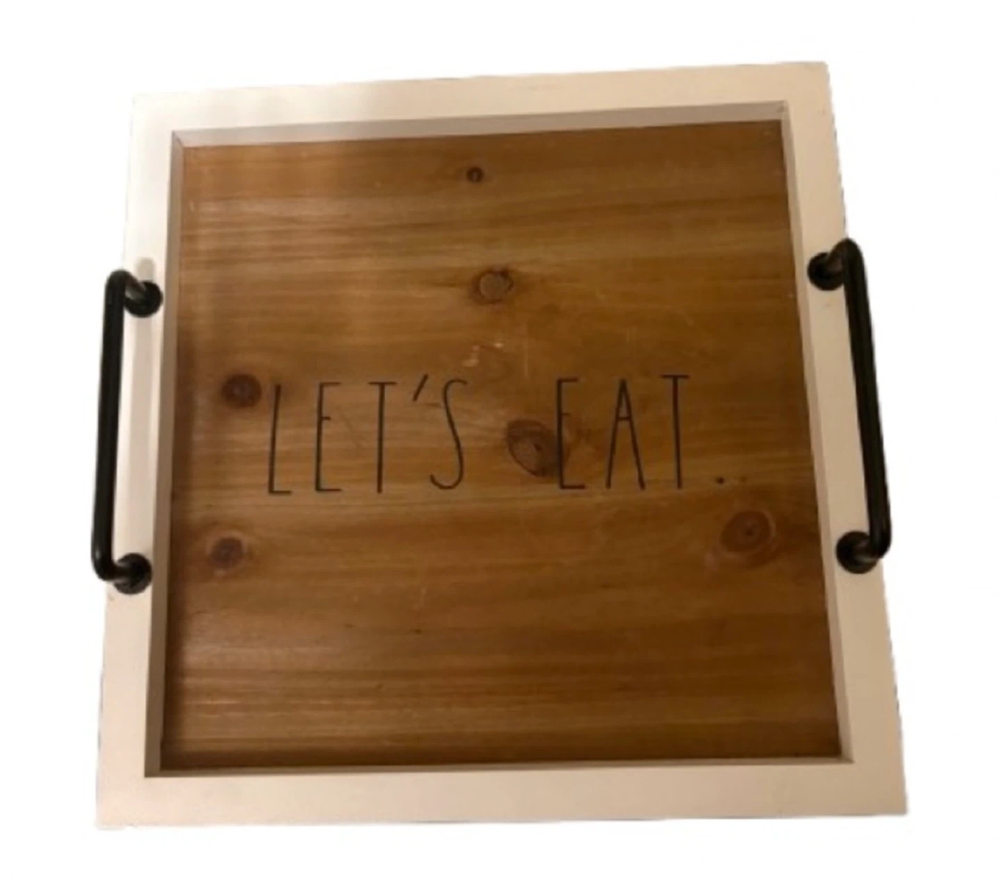 Rae Dunn “Let’s Eat” Wooden Serving Tray