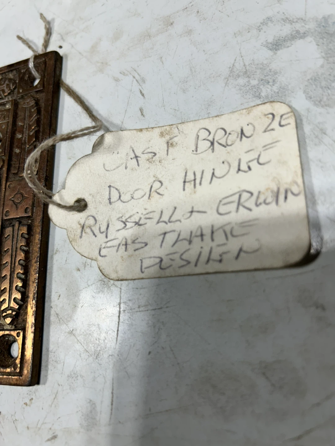 Cast Bronze Door Hinge - Arts and Crafts Design - photo 2