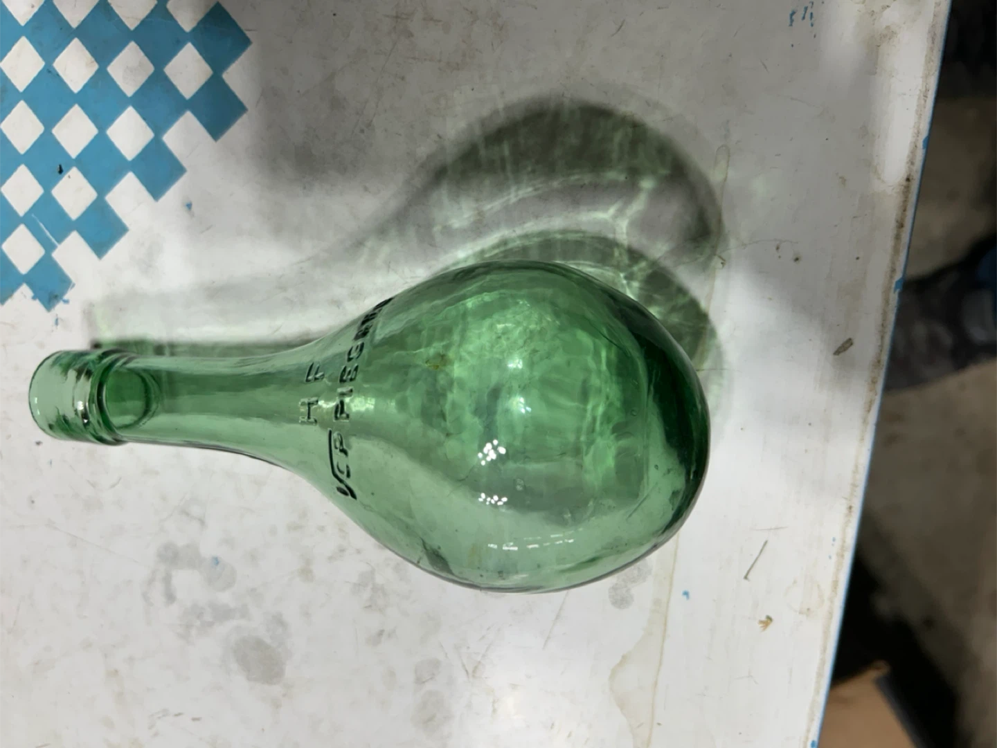 Green Glass Bottle