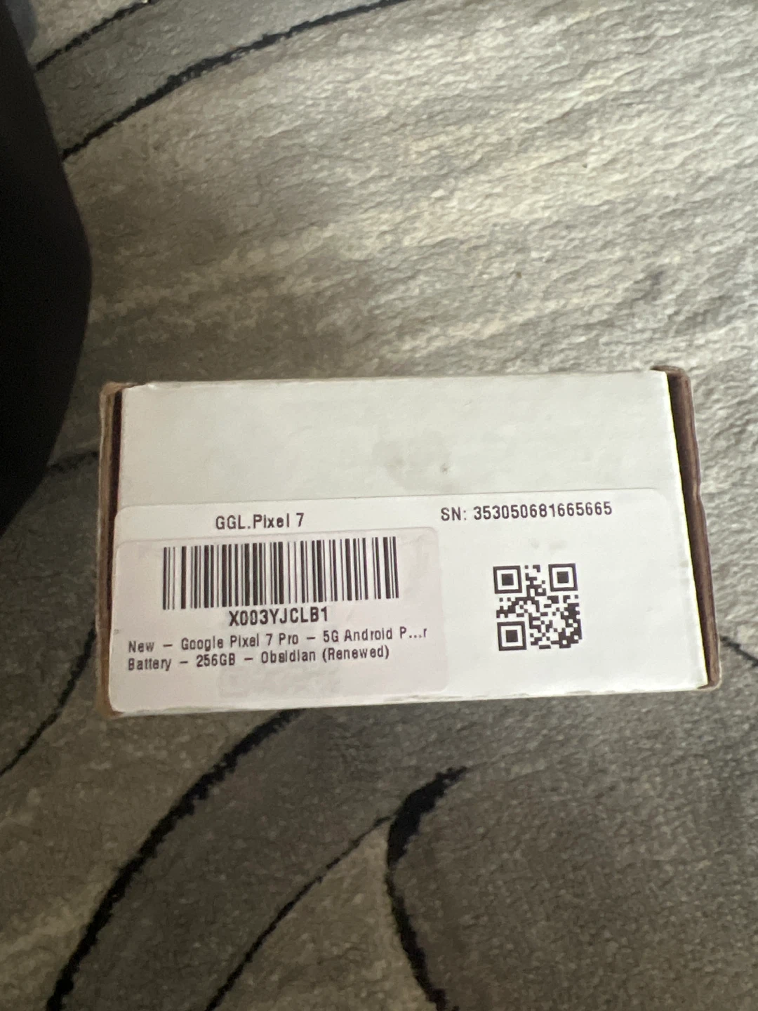 Google Pixel 7 Pro 5G Obsidian 256GB