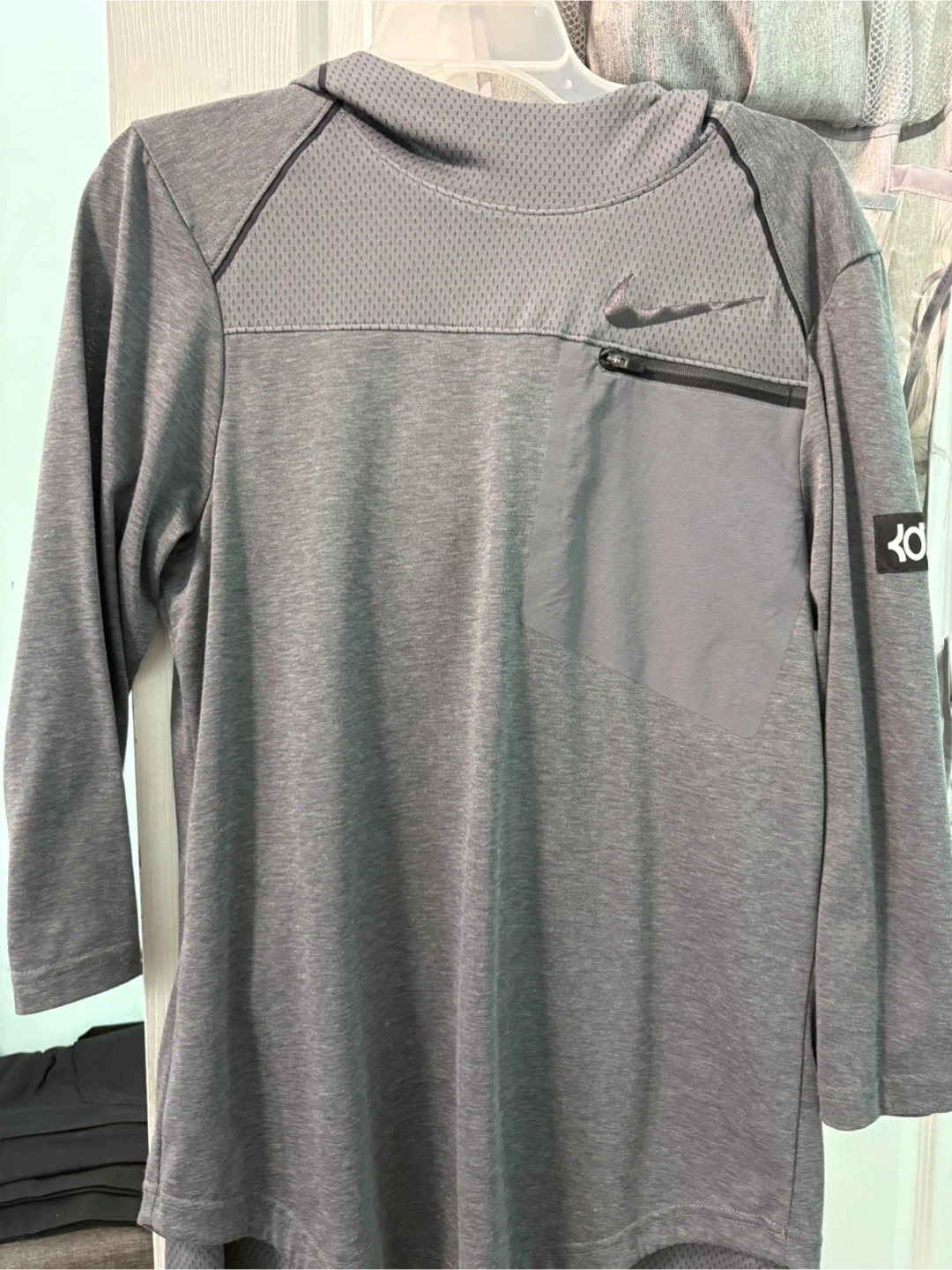 Nike KD 35 Long Sleeve Grey Shirt