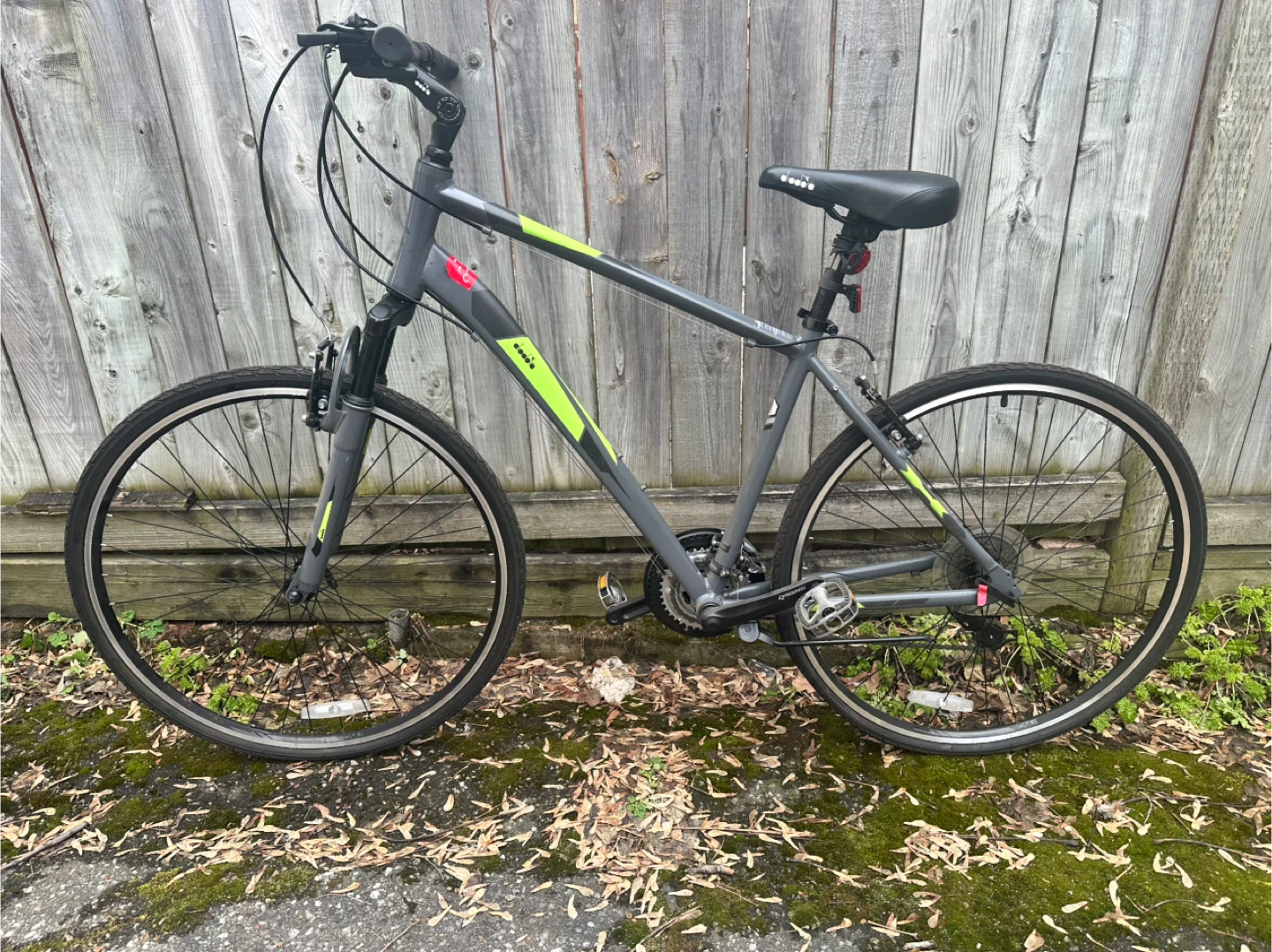 Grey Hybrid Bike