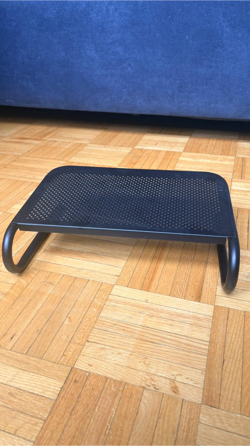 Black Metal Monitor Stand