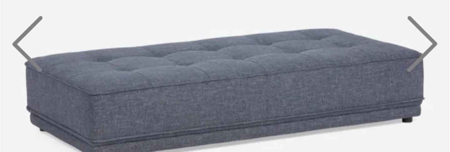 Give away-Blue Sofa /Bed with free coffee table - photo 2