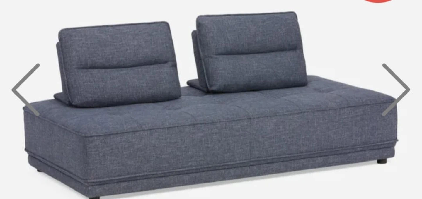 Give away-Blue Sofa /Bed with free coffee table