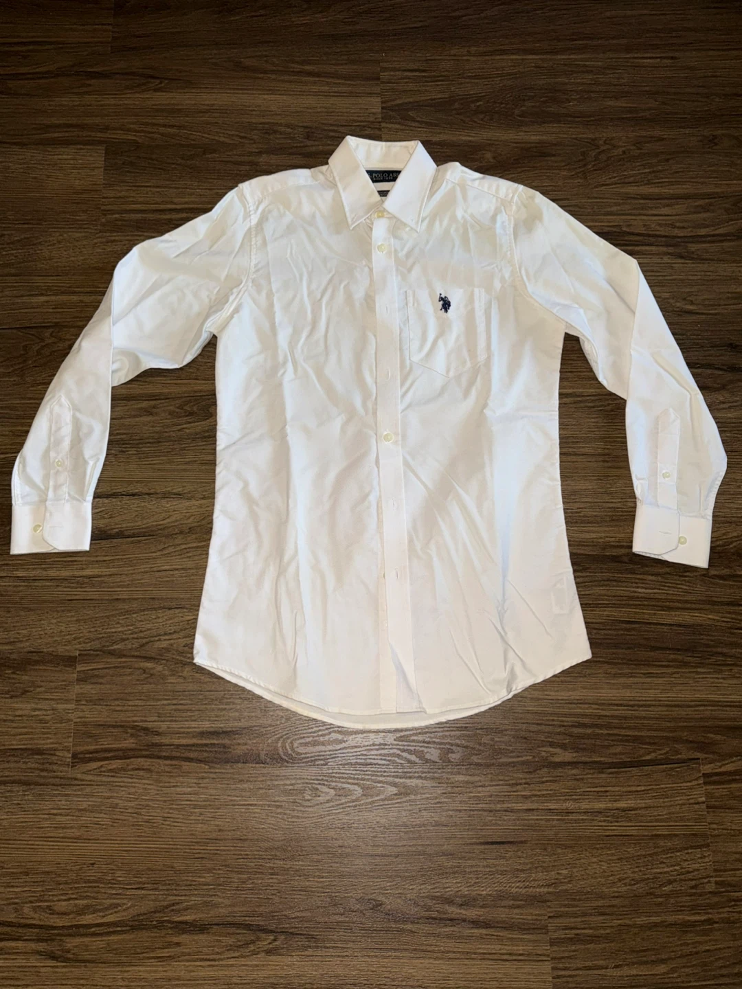 U.S. Polo Assn. Non-Iron White Dress Shirt - Size 14 1/2 32/33