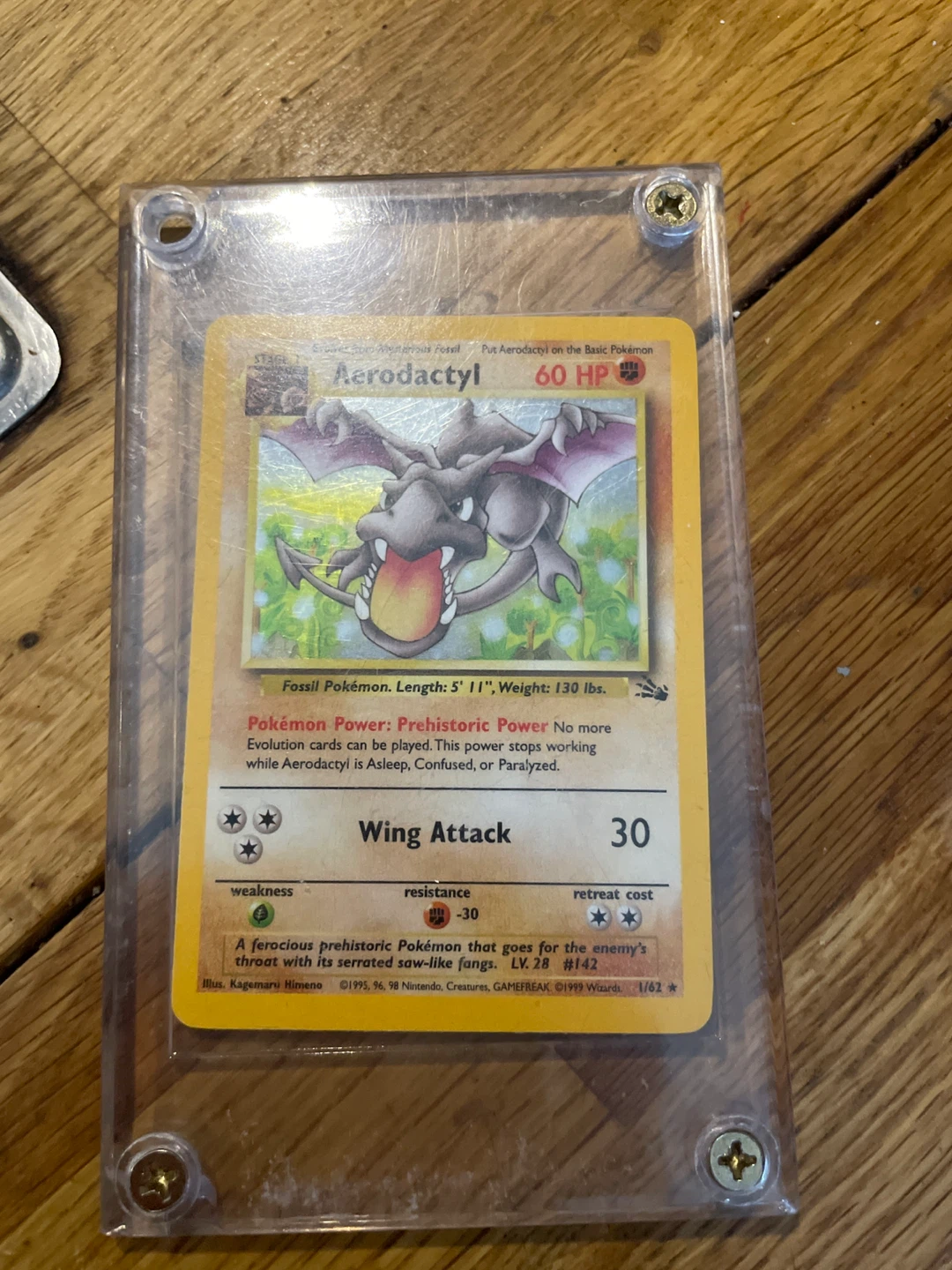 Pokémon Aerodactyl Fossil Stage 1 Trading Card
