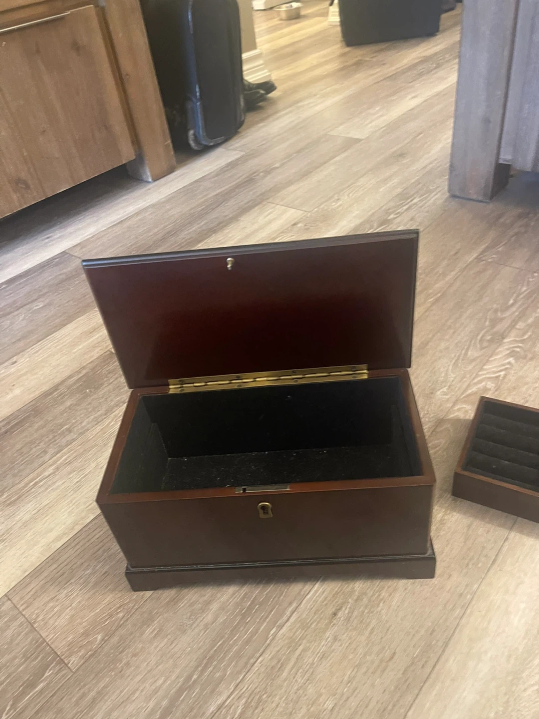 Wooden Jewellery Box with Compartments - photo 3