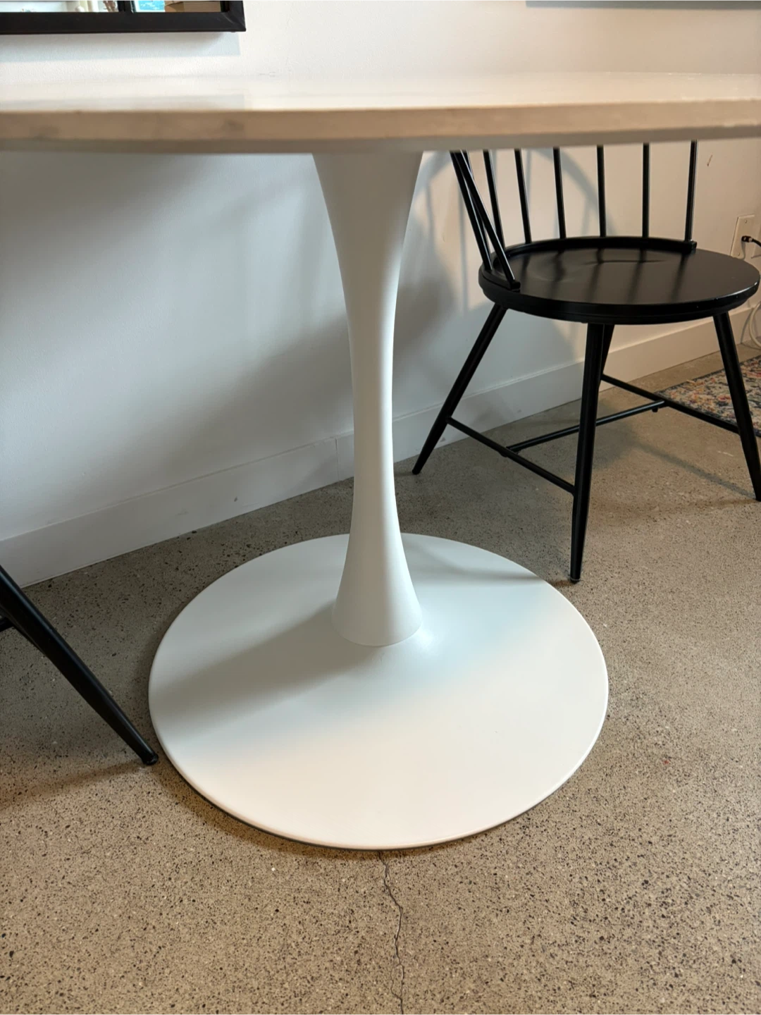 White Table and Chairs - photo 3