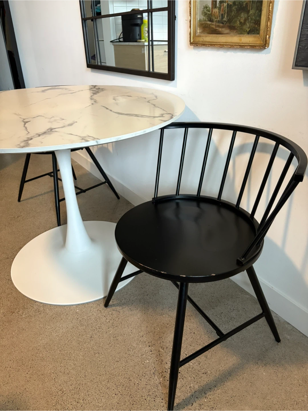 White Table and Chairs - photo 4