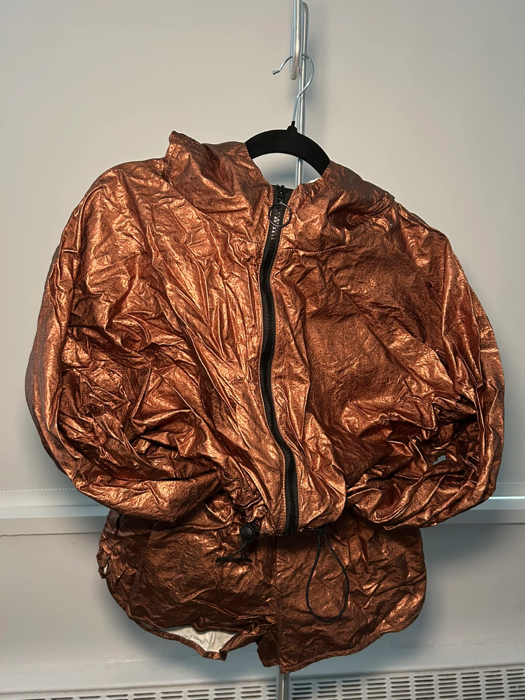 Four sets of Brown Metallic two piece