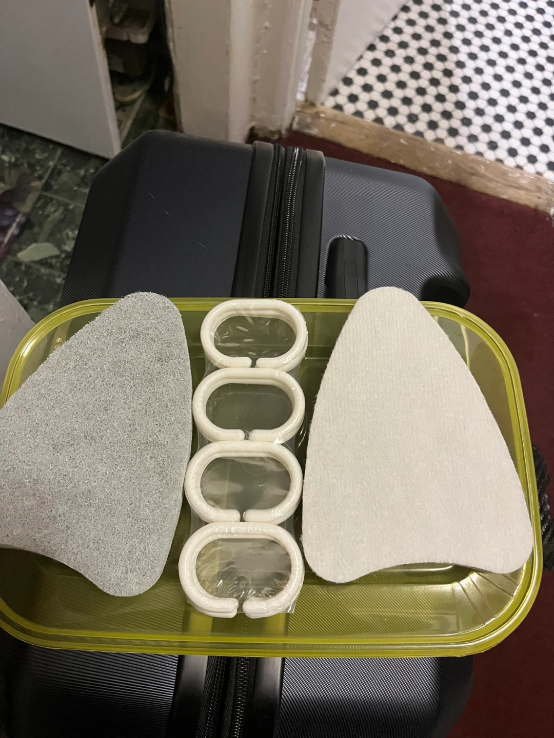 Shower Curtain Hooks and Replacement Pads