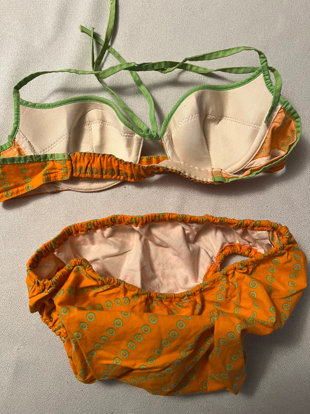 Orchidee Bikini Set - Orange Green Print - photo 4