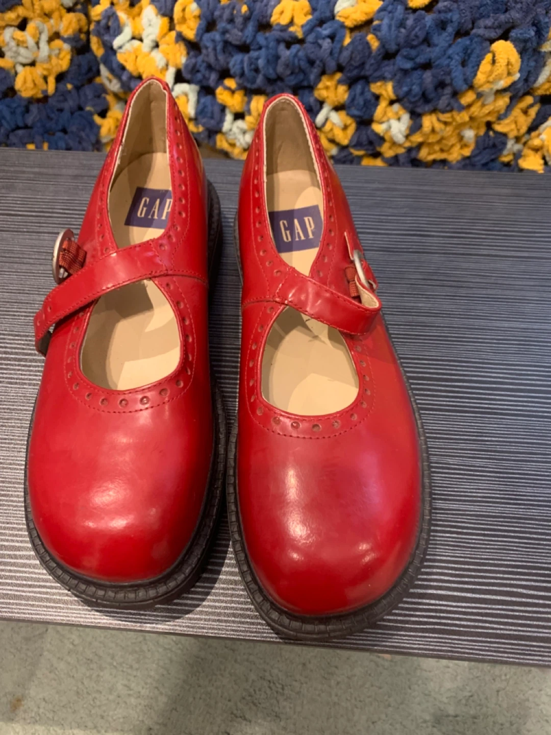 NEW GAP Red Mary Jane Shoes - Size 4M