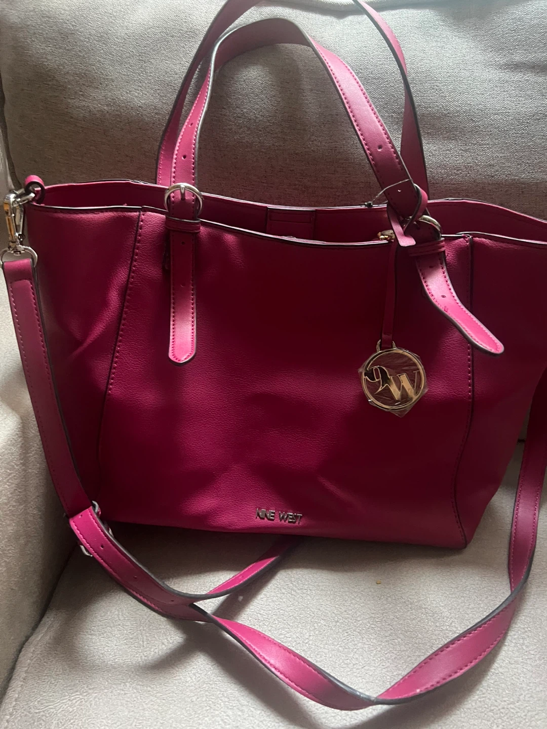 Nine West Pink Tote Bag