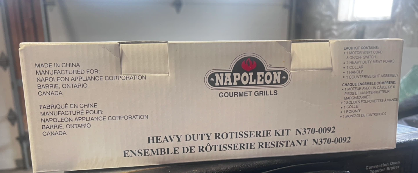 Napoleon Heavy Duty Rotisserie Kit N370-0092