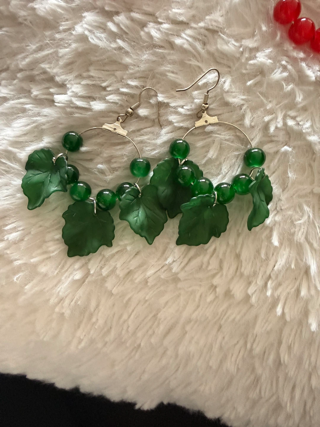 Assorted Hoop Earrings with Beads and Charms - photo 2