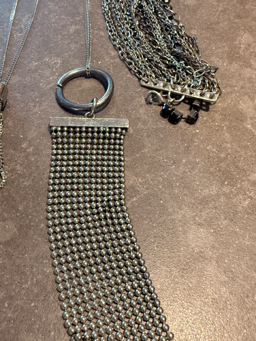 Assorted Silver Tone Fashion Necklaces - photo 5