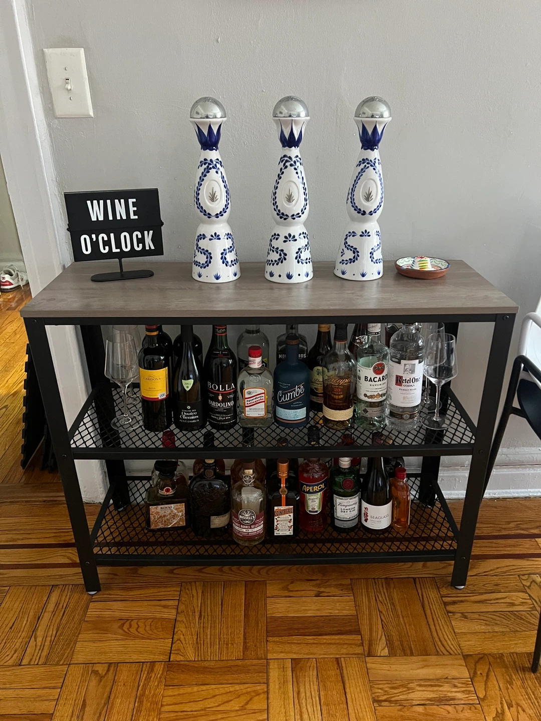 Modern Cabinet – Wood & Metal (Great Condition)