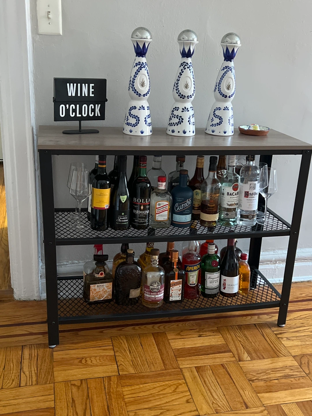 Modern Cabinet – Wood & Metal (Great Condition) - photo 2