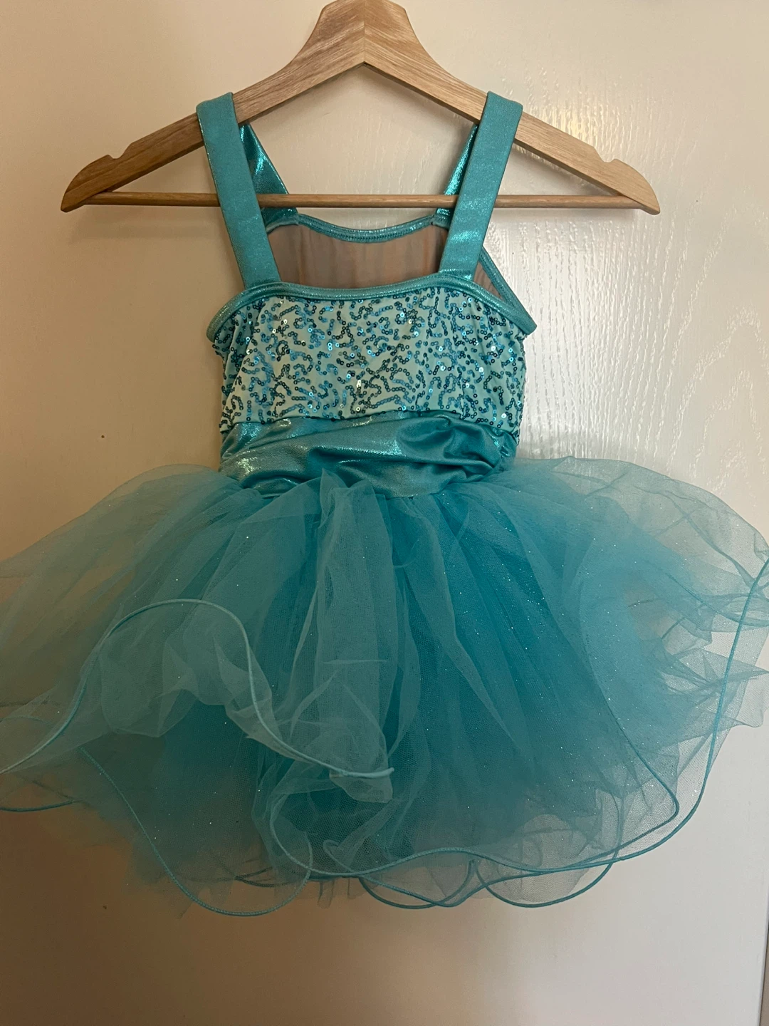 Weismann Aqua Sequin Dance Costume - photo 2