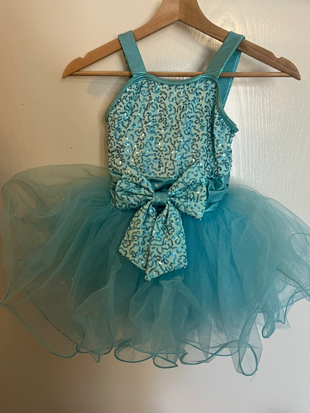 Weismann Aqua Sequin Dance Costume