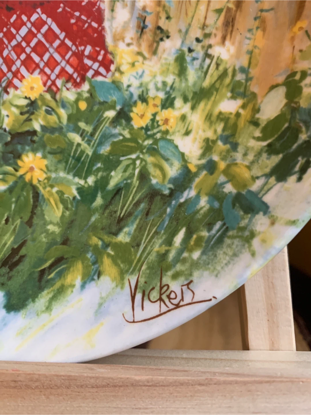 Wedgwood "Be My Friend" Collector Plate by Mary Vickers - photo 4