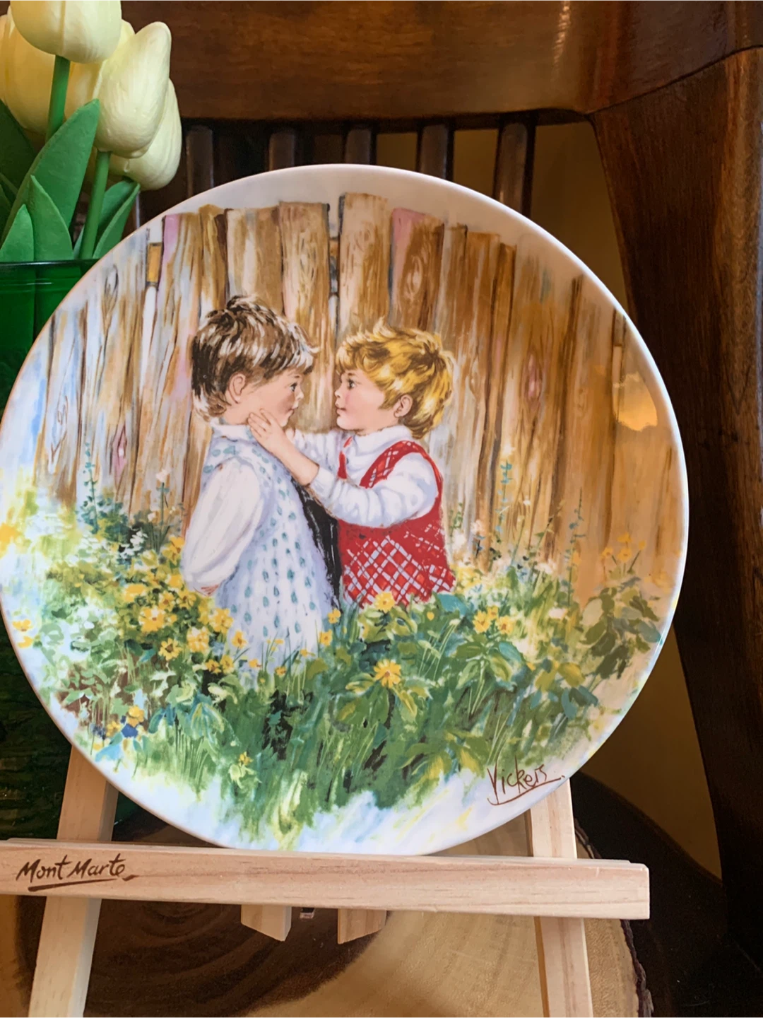 Wedgwood "Be My Friend" Collector Plate by Mary Vickers - photo 2
