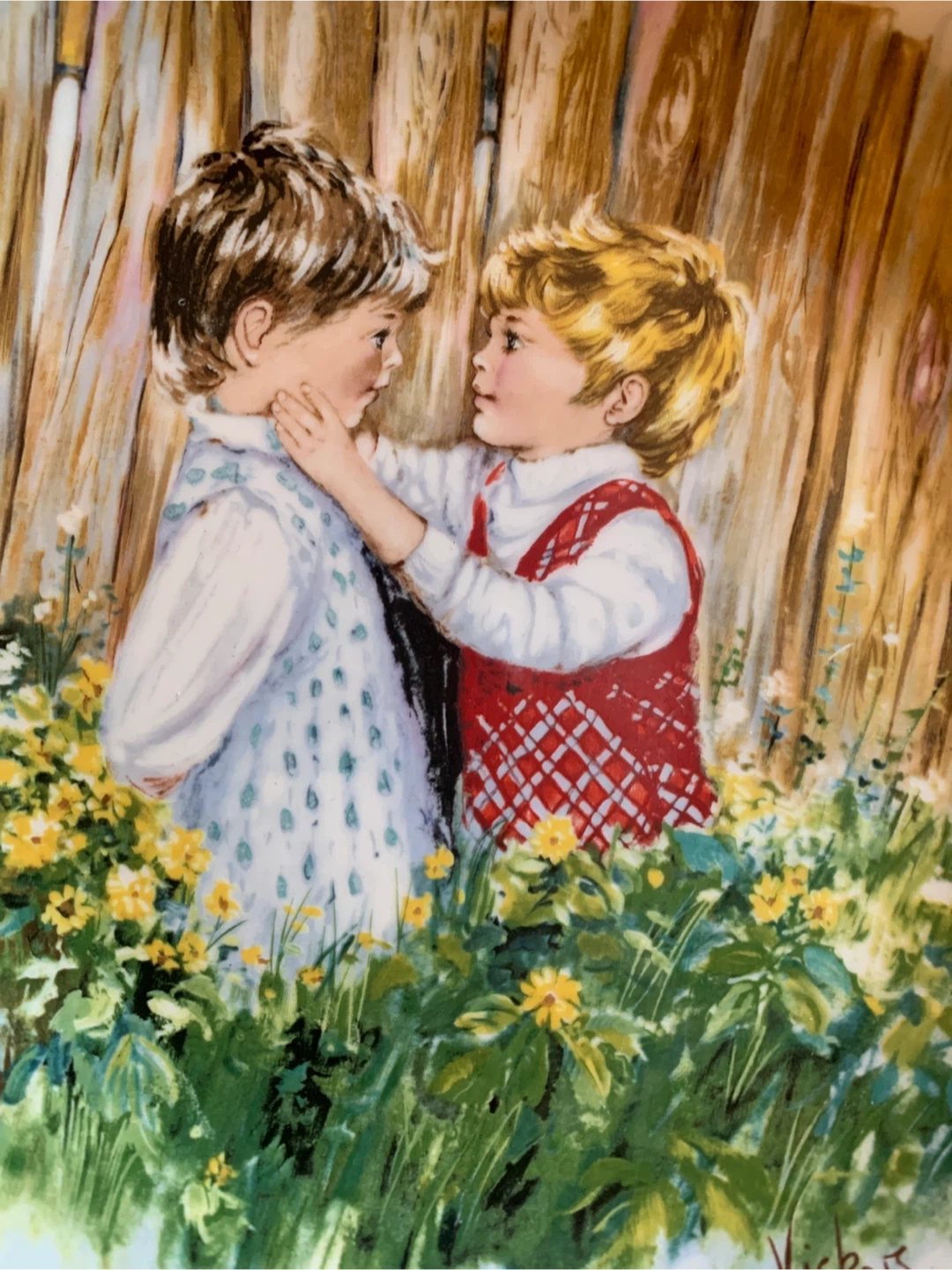 Wedgwood "Be My Friend" Collector Plate by Mary Vickers - photo 5