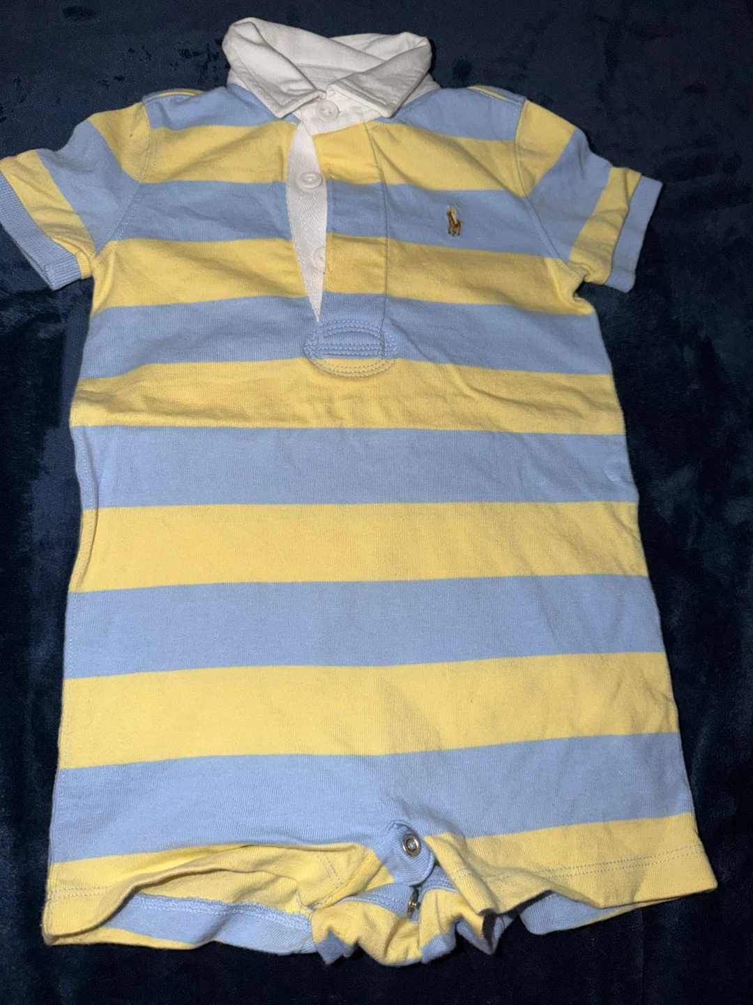Bundle of 5 Ralph Lauren Baby Rompers