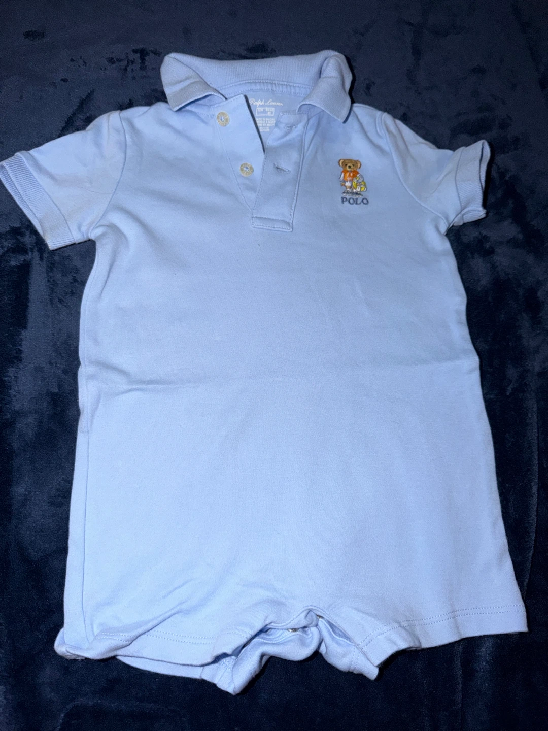 Bundle of 5 Ralph Lauren Baby Rompers - photo 2