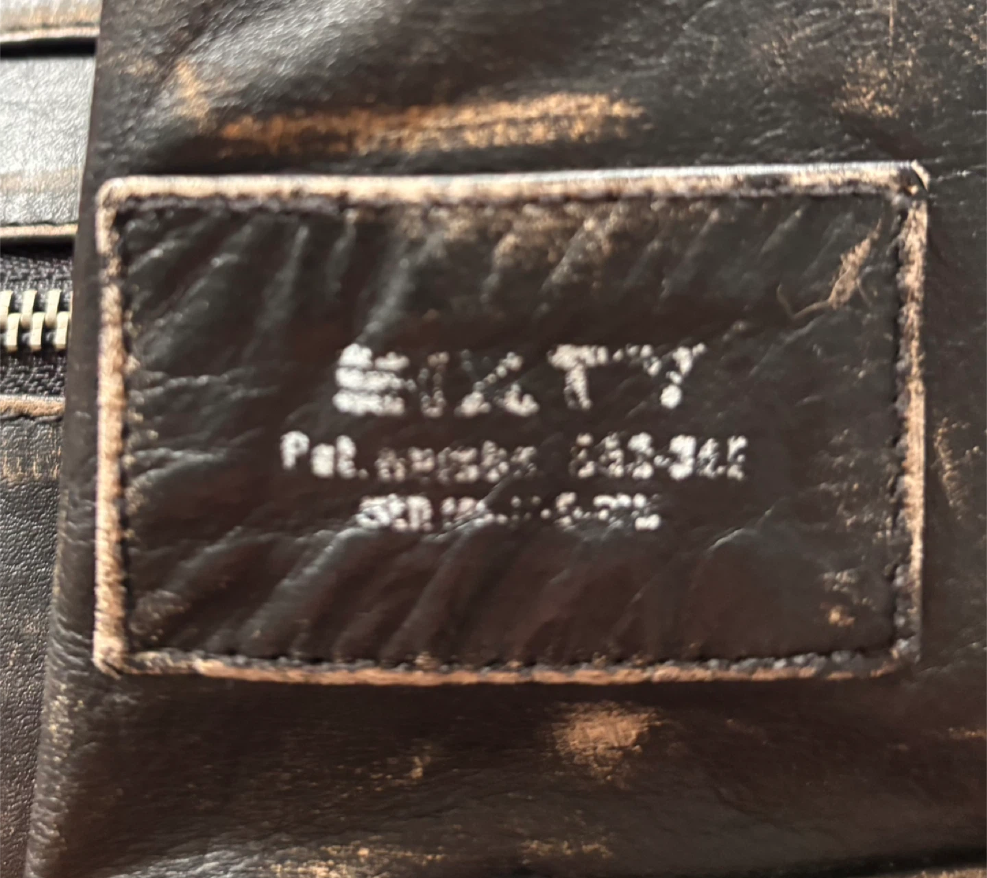 Sixty Genuine Leather Jacket - Size L - photo 4