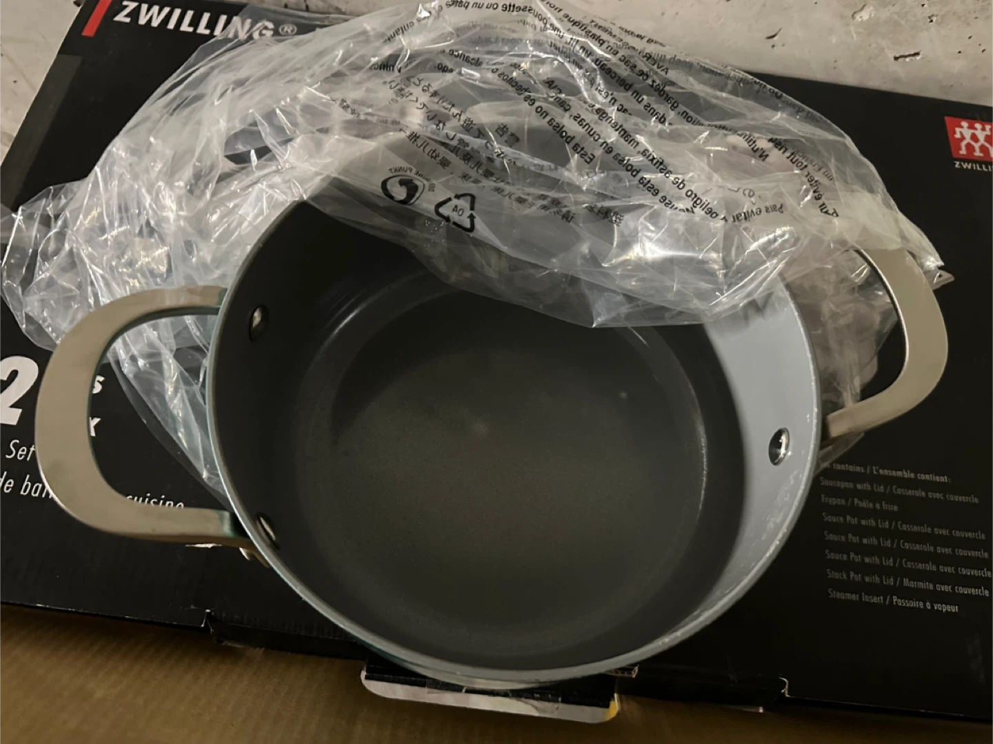 Green Pot with lid around 3.5L - photo 3