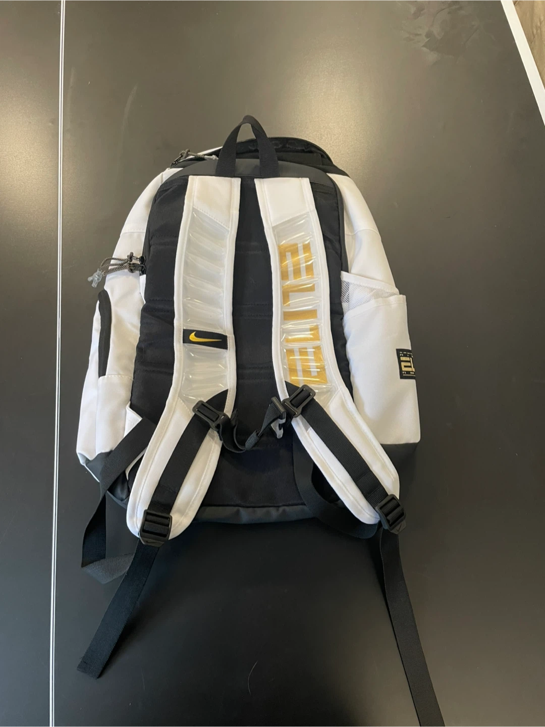 Nike Elite Backpack - White/Black - photo 2