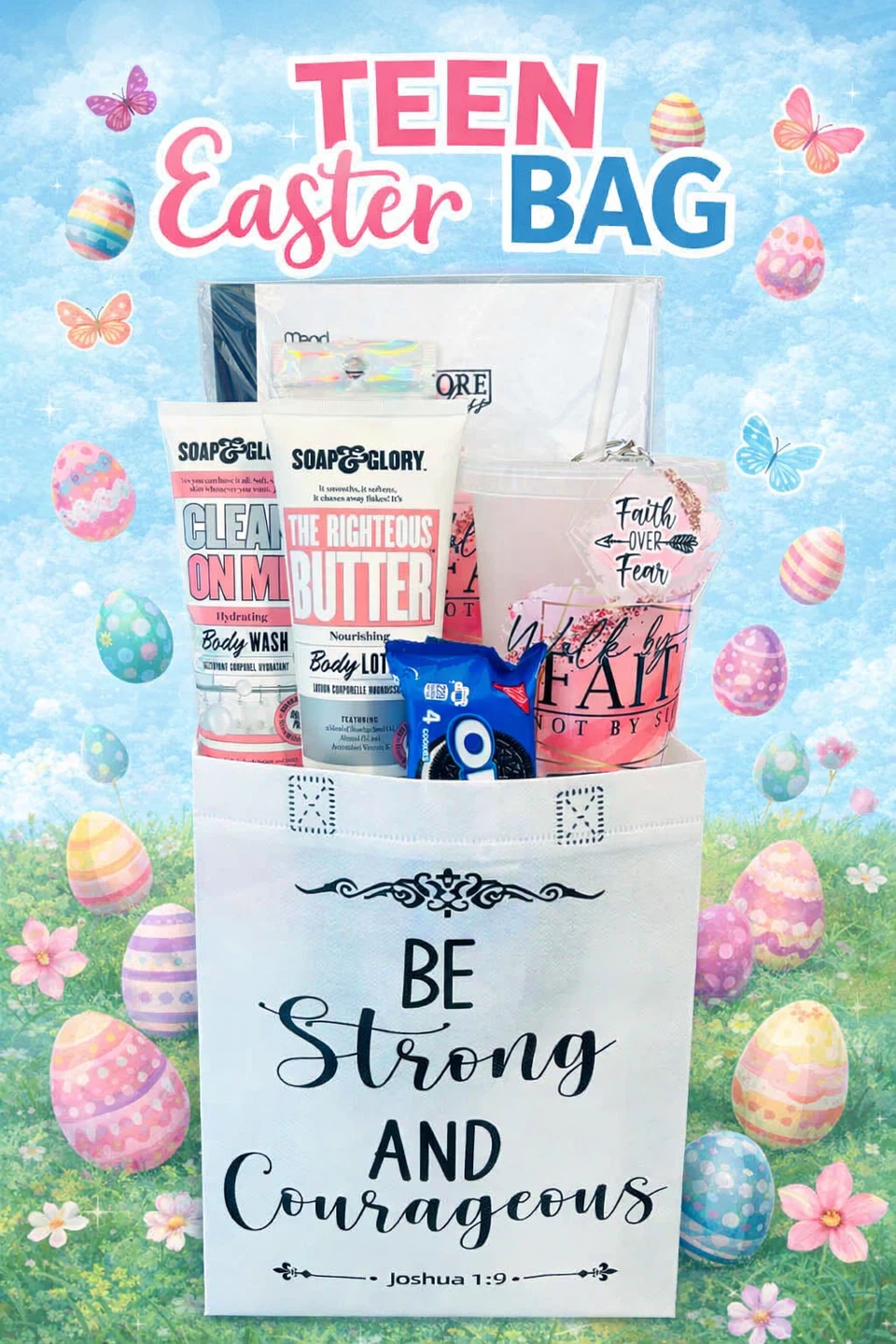 Teen Easter Bag with Soap & Glory Body Wash and Lotion