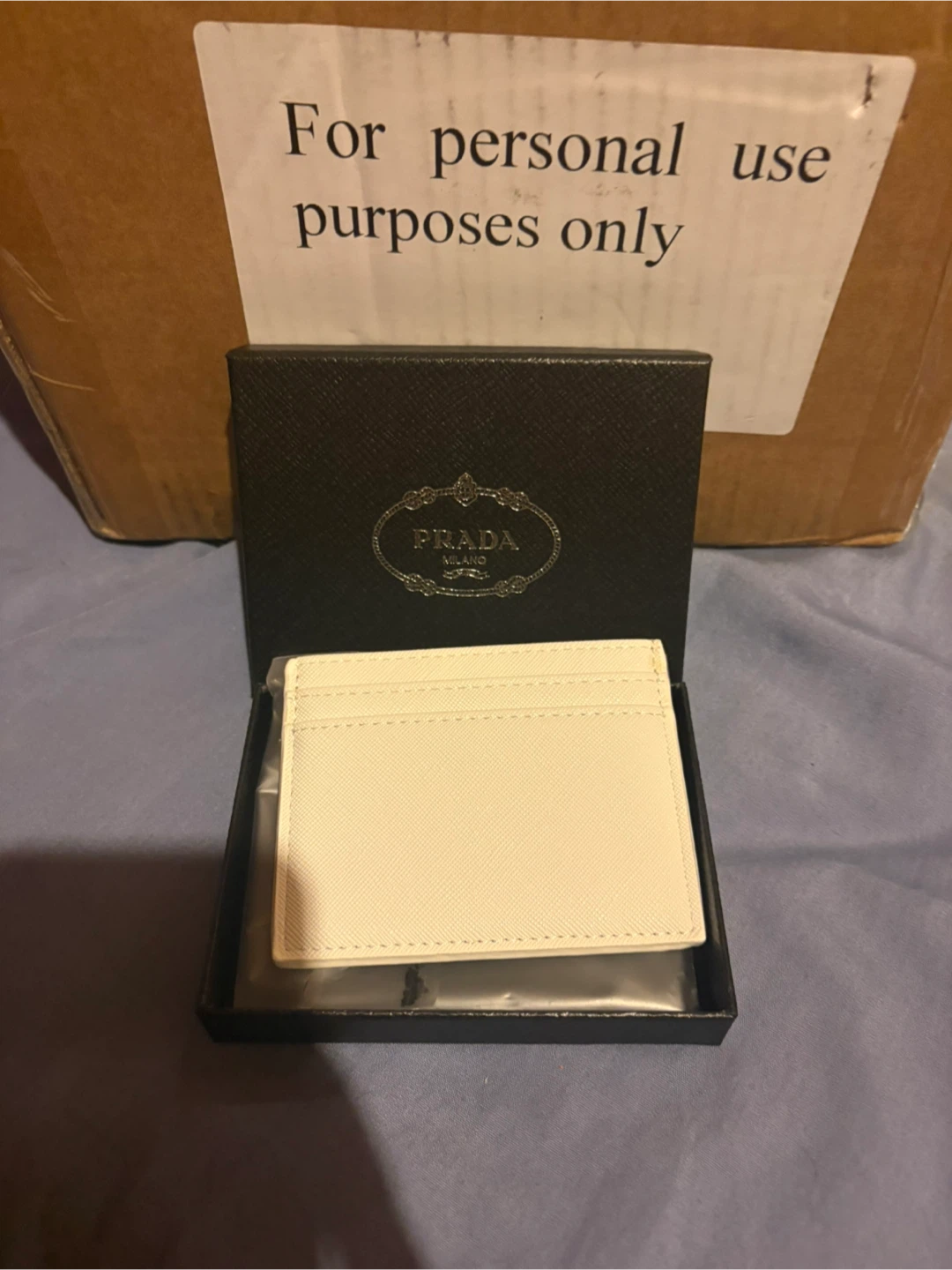 White Prada card holder - photo 2