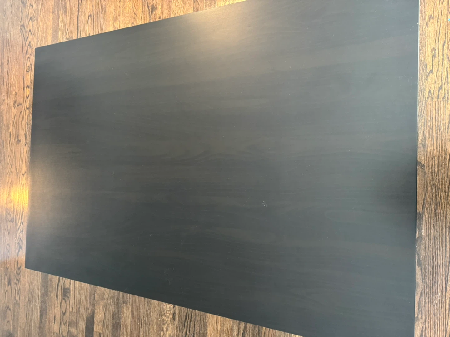 Black Square Coffee Table with Shelf - photo 5