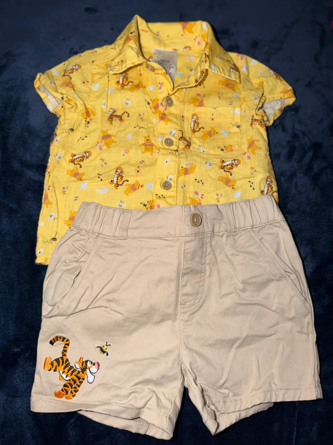 Baby Outfit Set - Winnie the Pooh & Tigger Shirt & Shorts - photo 5