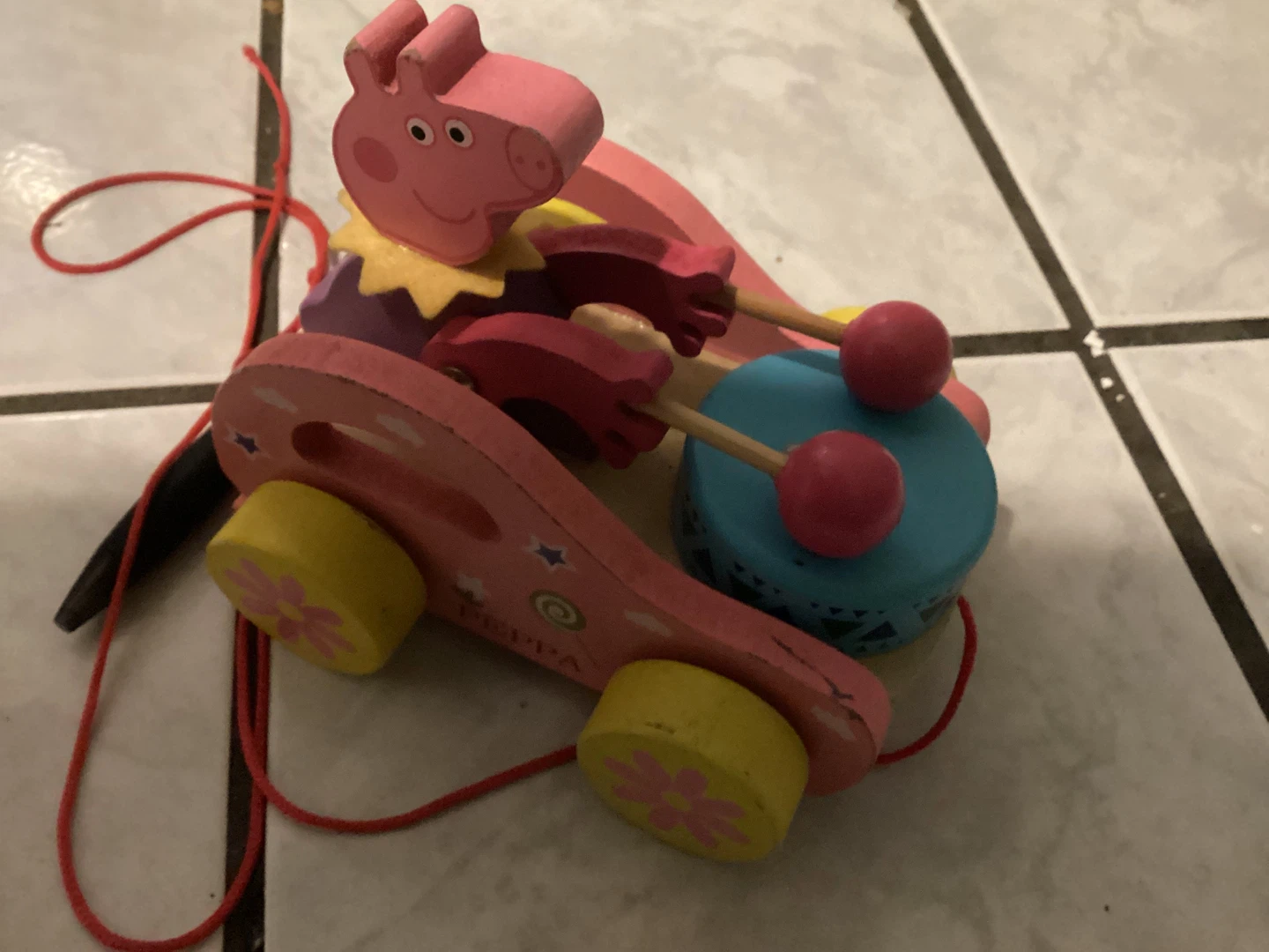 Peppa Pig Wooden Pull Toy