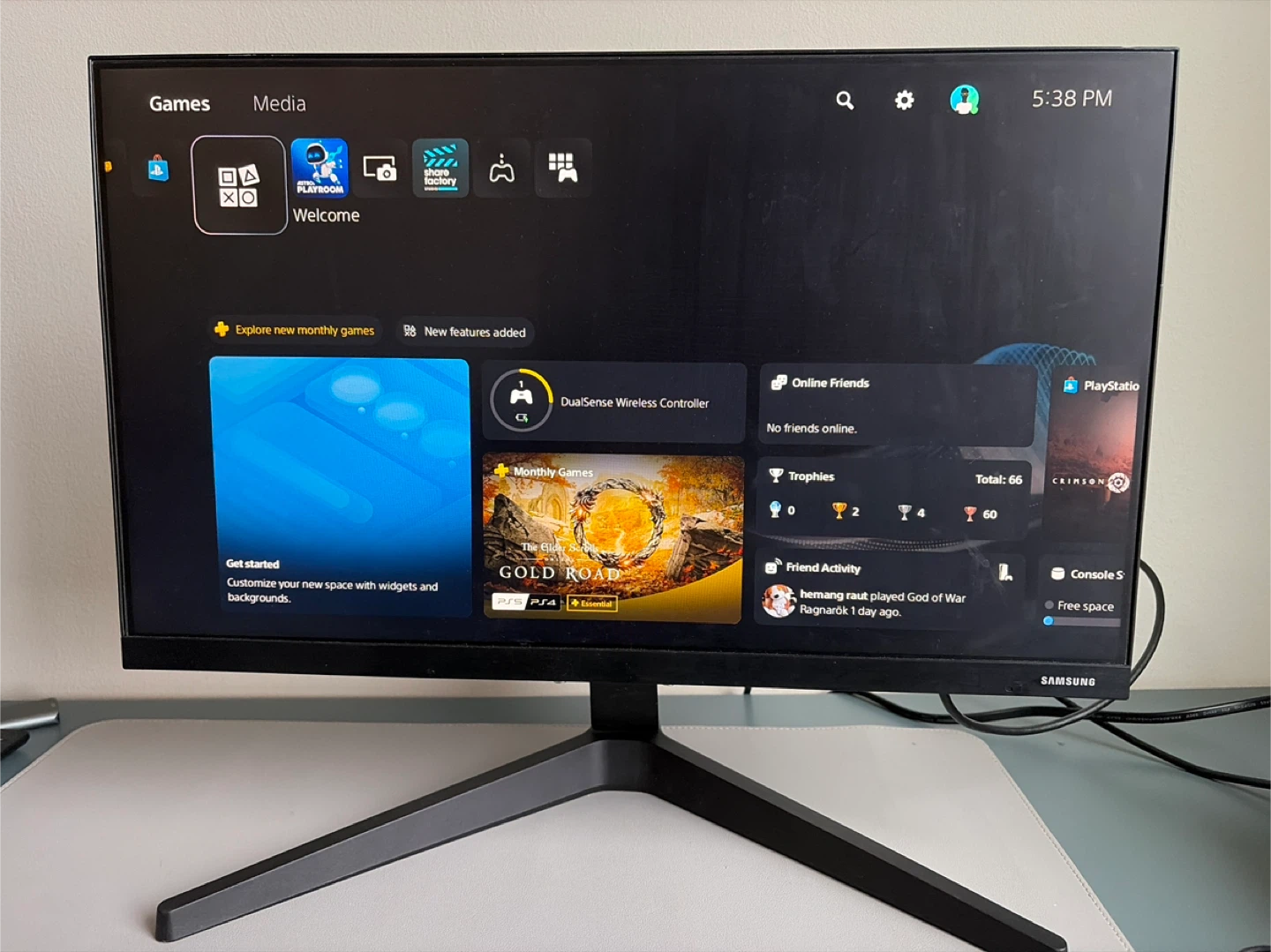 Samsung Monitor - Perfect for Work or Gaming!