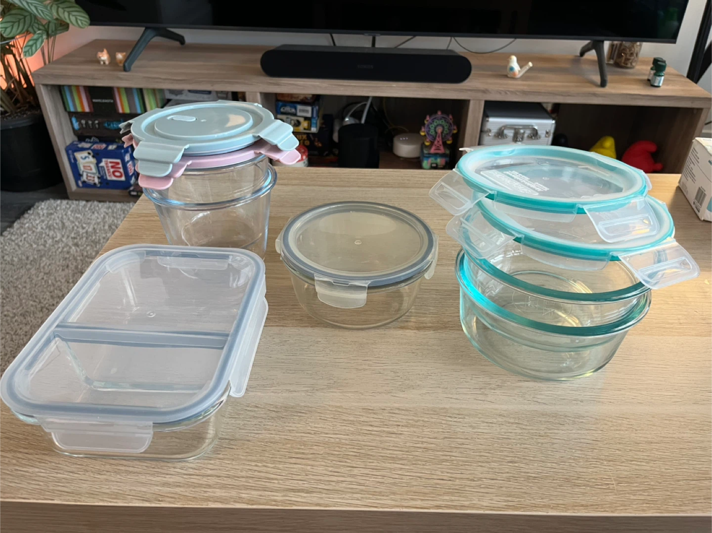 Glass Food Storage Containers with Lids