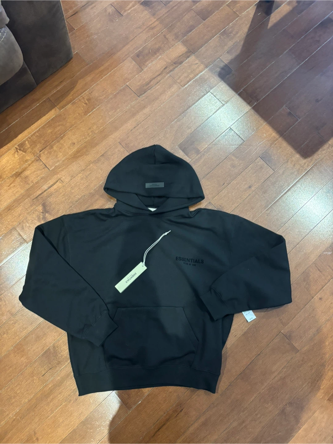Black essentils hoodie size s men - photo 4