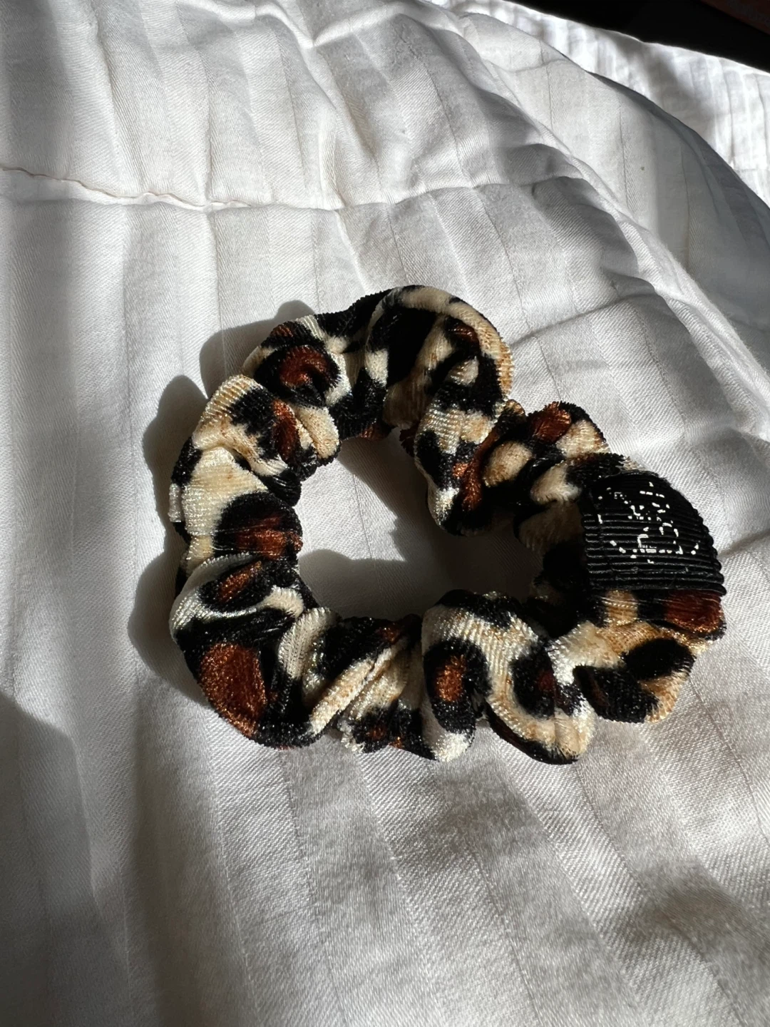 Leopard Print Scrunchie